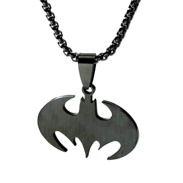 Superhero Necklace Black