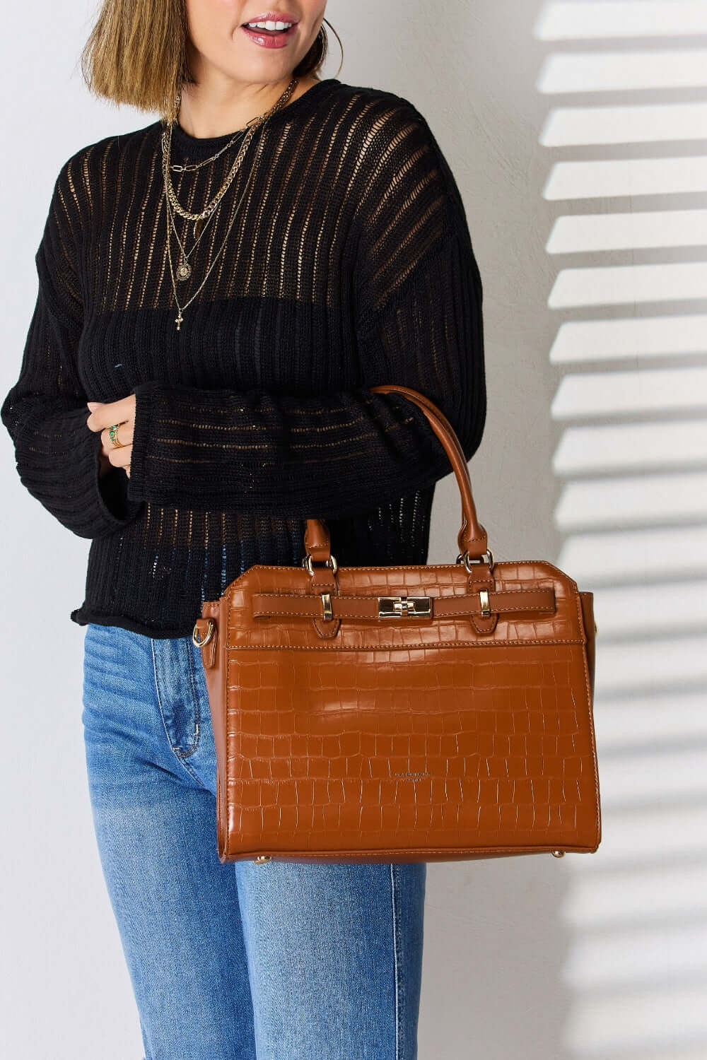 Leather Handbag - Stylish, Durable & Versatile Design