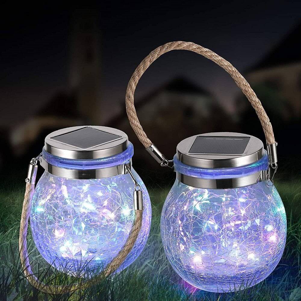 Outdoor Solar Crack Bottle 20 Light Waterproof Decoration Light