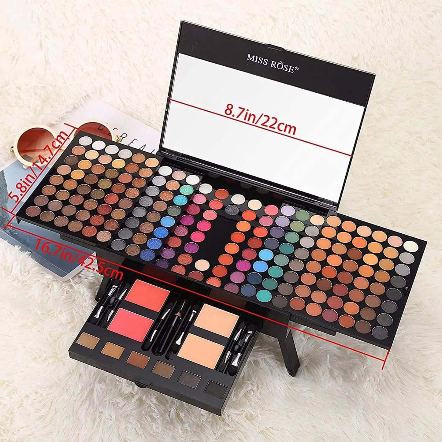 Complete 190-Color Makeup Kit for Women - Ferris Deals