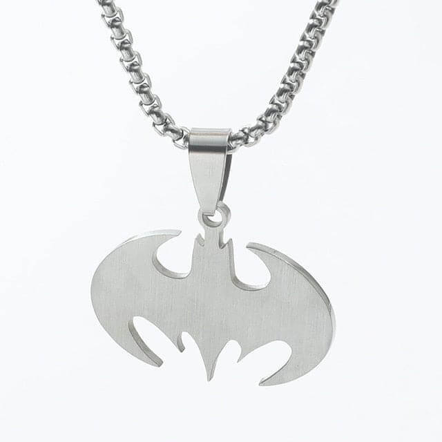 Superhero Necklace Silver