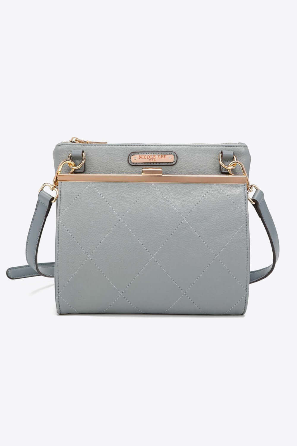 Nicole Lee USA All Day, Everyday Handbag Gray Dawn One Size