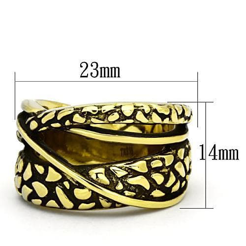 Women Stainless Steel No Stone Rings TK1025