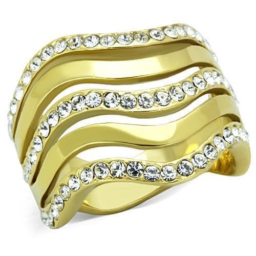 Stylish Stainless Steel Crystal Rings for Women - Ferris Deals