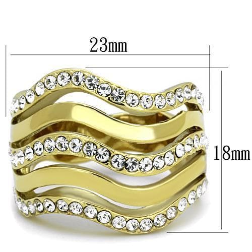 Stylish Stainless Steel Crystal Rings for Women - Ferris Deals