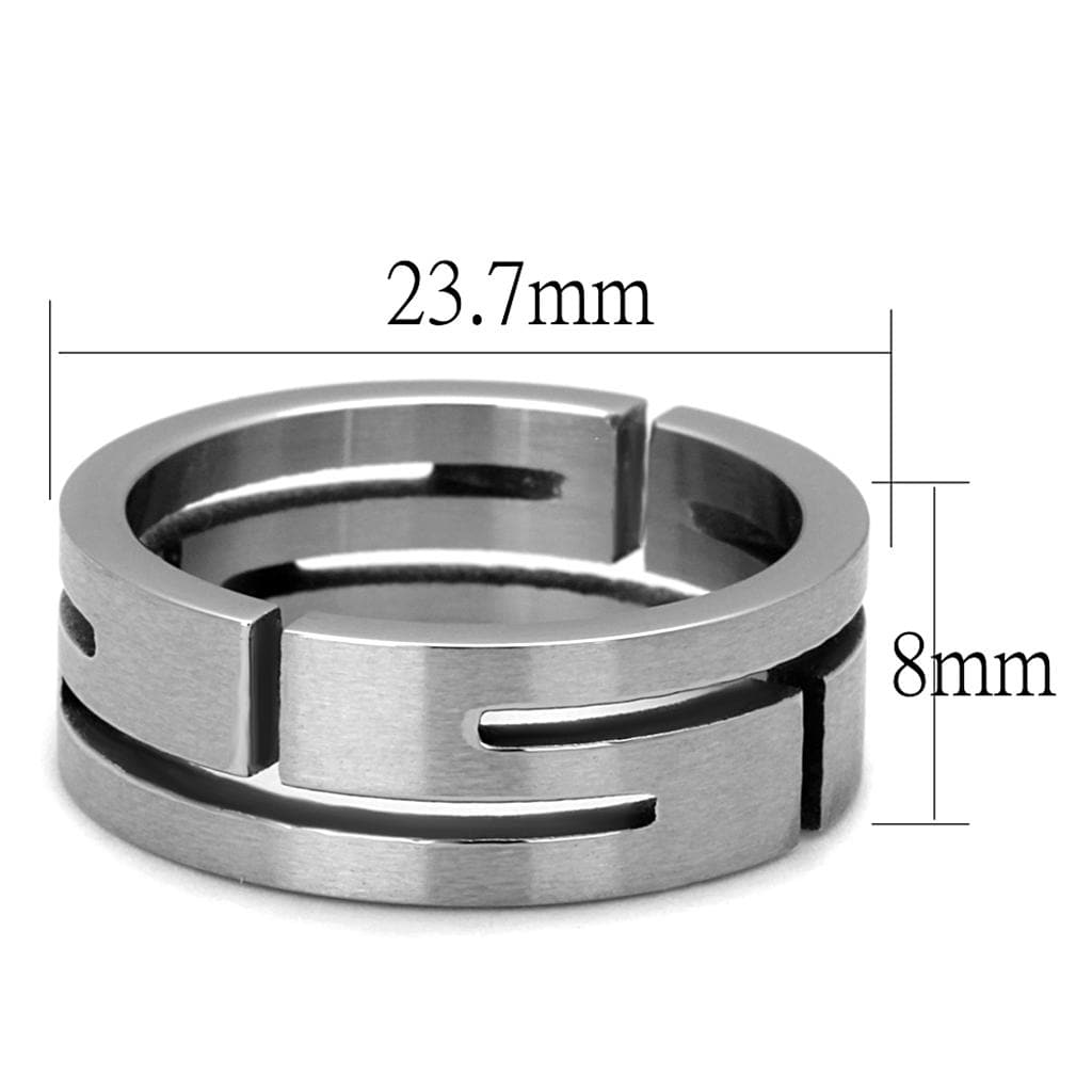 High Polished Stainless Steel Ring - No Stone | Ferris Deals