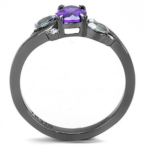 Stainless Steel IP Gun Ring - TK3169 | Ferris Deals