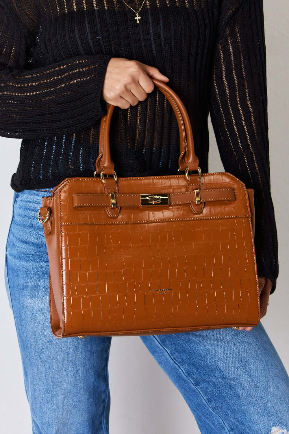 Leather Handbag - Stylish, Durable & Versatile Design Brown One Size