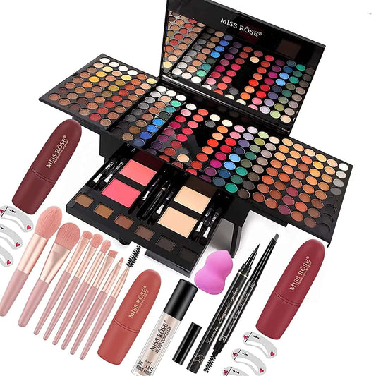 Complete 190-Color Makeup Kit for Women - Ferris Deals