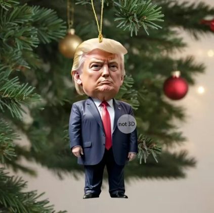 Christmas pendants, trump pendants, Christmas Eve, party decorations and supplies 5PC