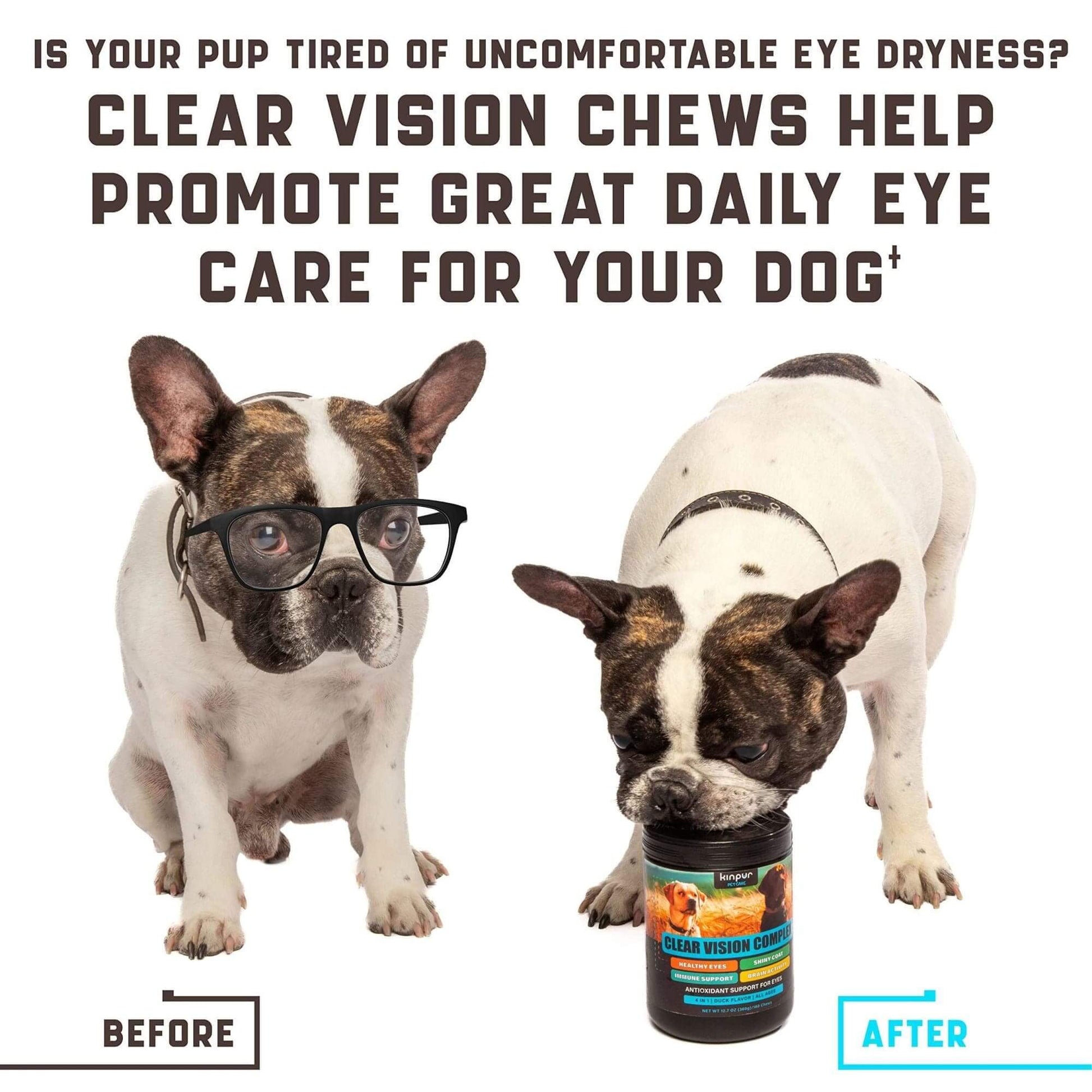 Dog Eye Vitamins for Tear Stains &amp; Vision Support - Ferris Deals