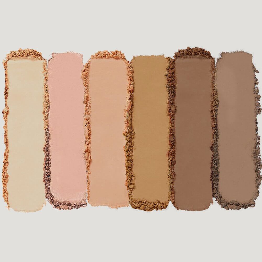 6-Color Contour, Blush &amp; Bronzer Palette - Vegan