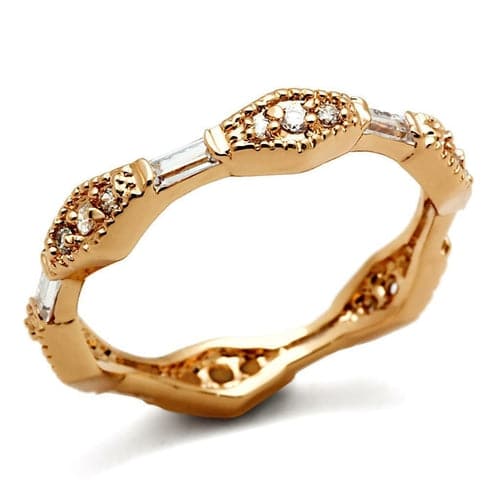 LO3553 - Rose Gold Brass Ring 9