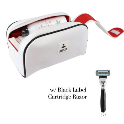 Shave Essentials Grooming Kit Black Label Cartridge Razor