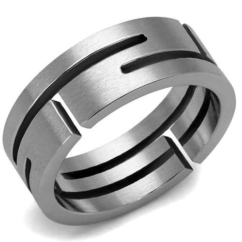 High Polished Stainless Steel Ring - No Stone | Ferris Deals